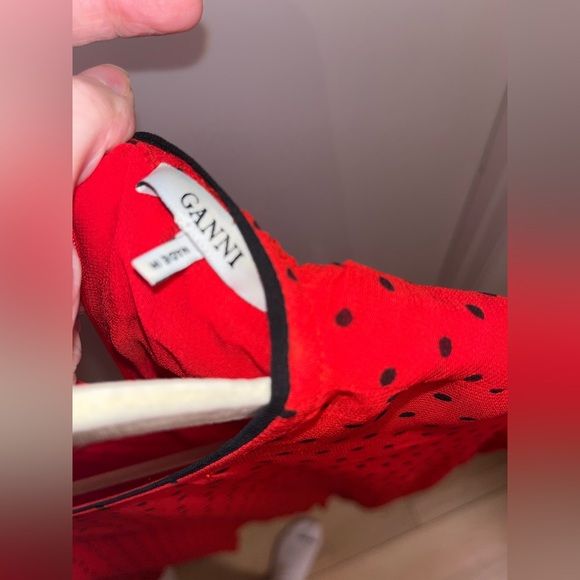 Ganni mini polka dot dress - Picture 3 of 3